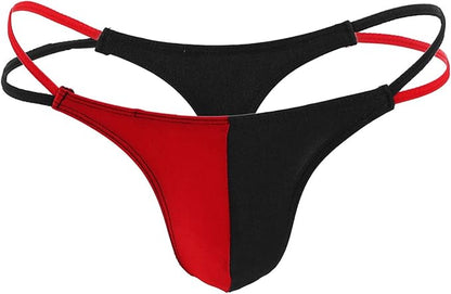 Men's Sexy Mini Thong - Black and Red - image 10