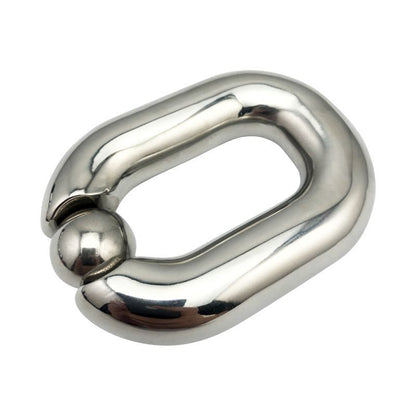 Ball Stretchers Testicles A Testicle Stretcher That Works As A Workout Stainless Steel Pnis Ring Testicle Toys - Classic - L - image 2