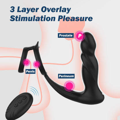 Prostate Stimulation Men's Vibrator With 10  Vibrations - image 6