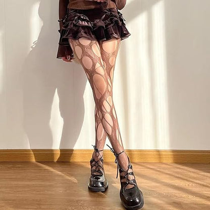 Gothic Ripped Fishnet Tights – Edgy & Bold for Night Outs - image 2