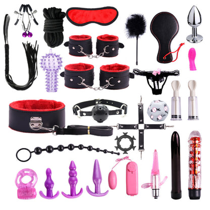 26 pcs BDSM Sex Toys Set - Red - image 0