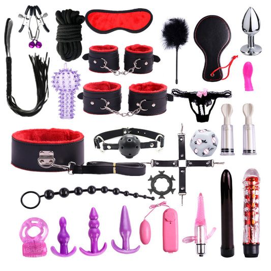 26 pcs BDSM Sex Toys Set - Red - image 0