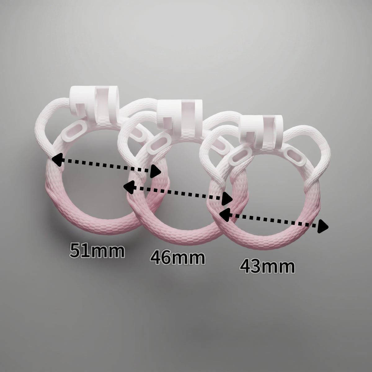 Pink Serpent Chastity Cage - image 4