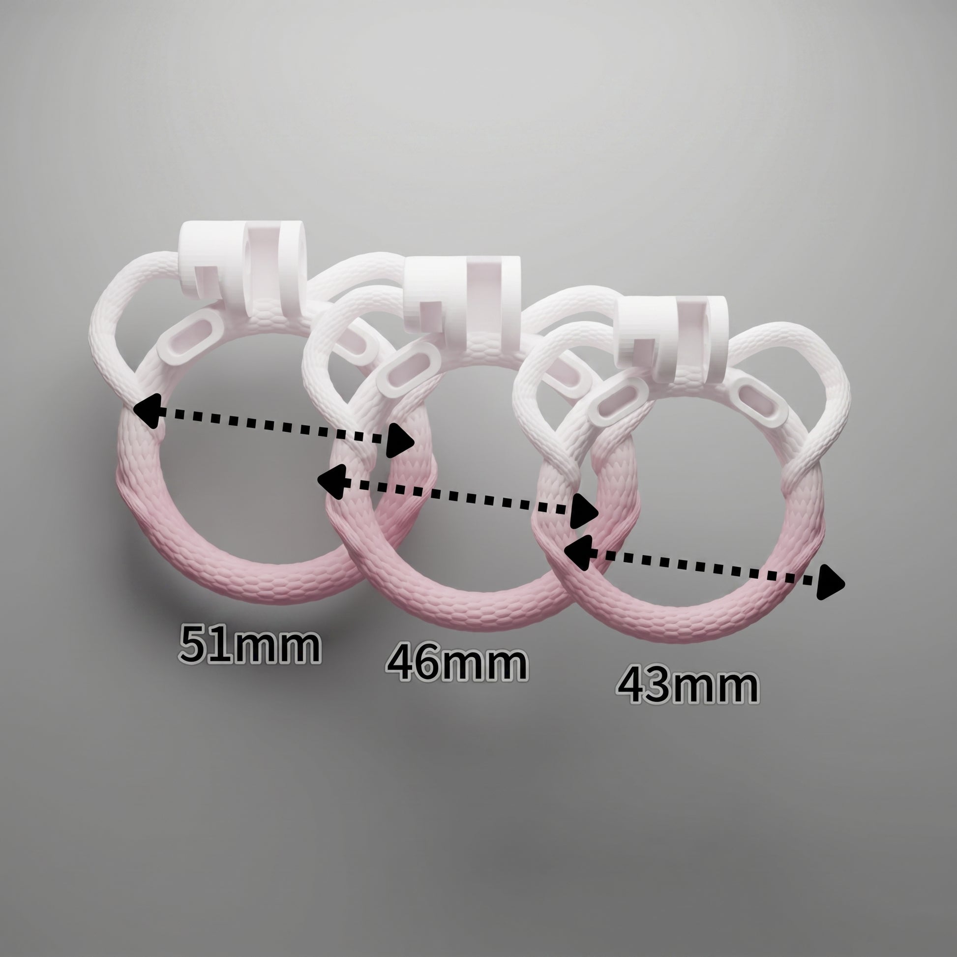 Pink Serpent Chastity Cage - image 4