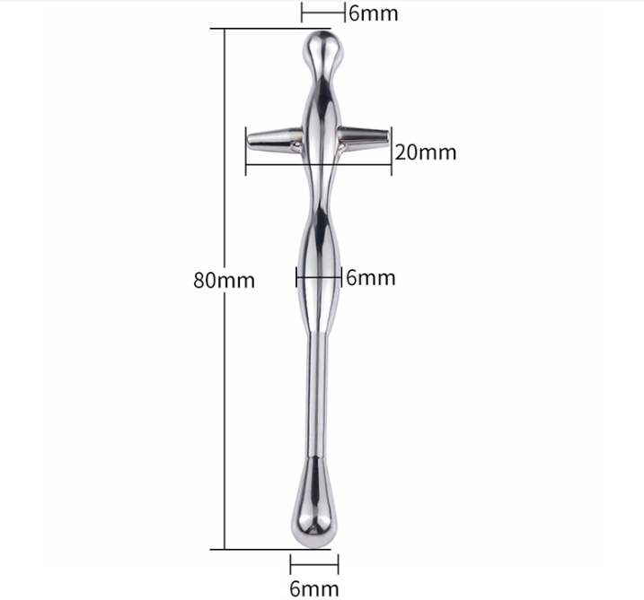 Cross Hilted Steel Urethral Sound - image 2