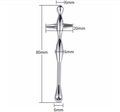 Cross Hilted Steel Urethral Sound - image 2