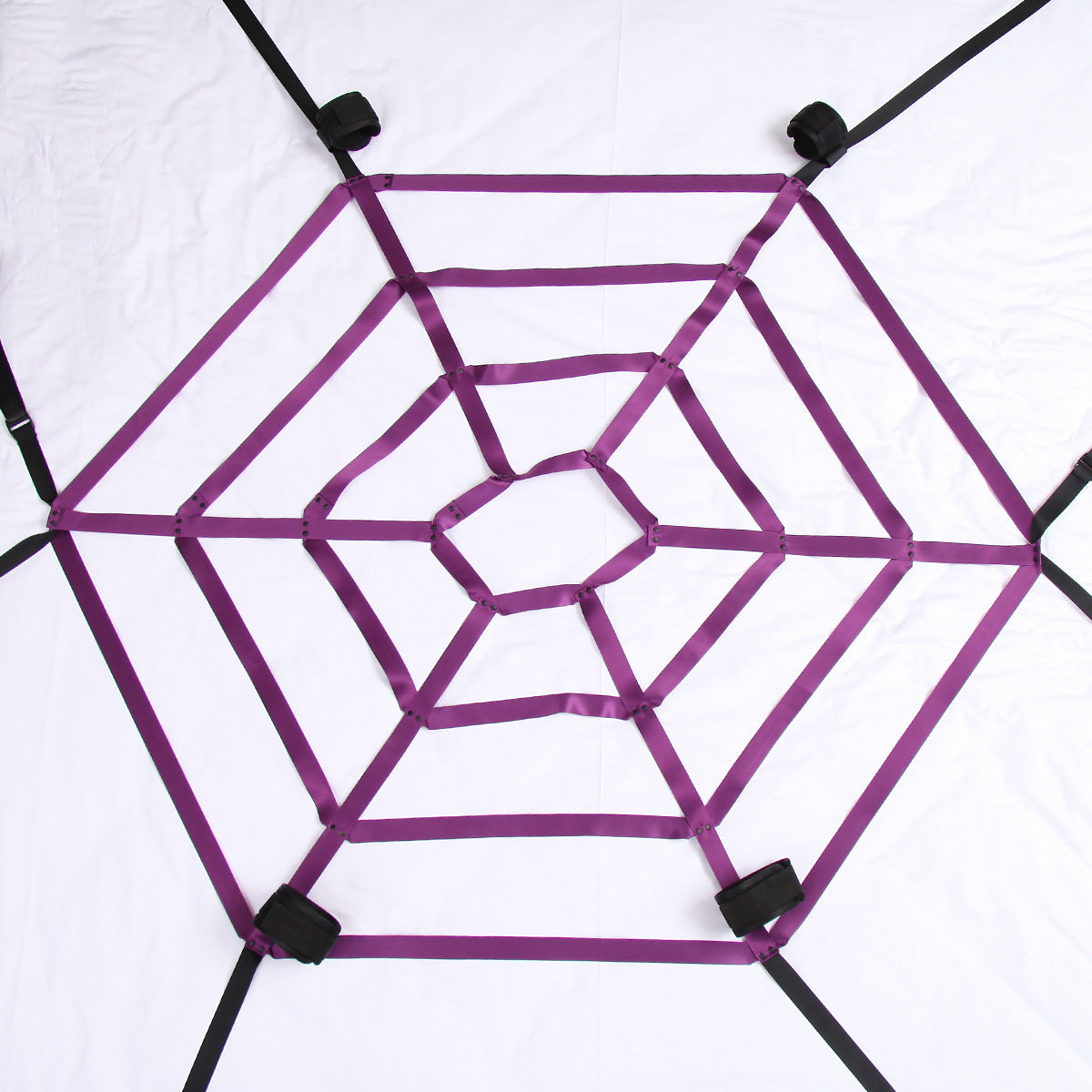 Spider Web SM Bed Bondage Hand Ankle Restraints - image 2