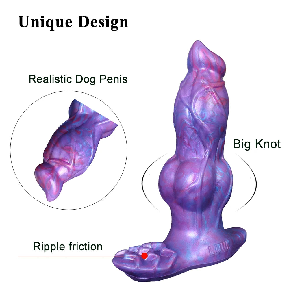 Vibrating Knot Dildo - image 5