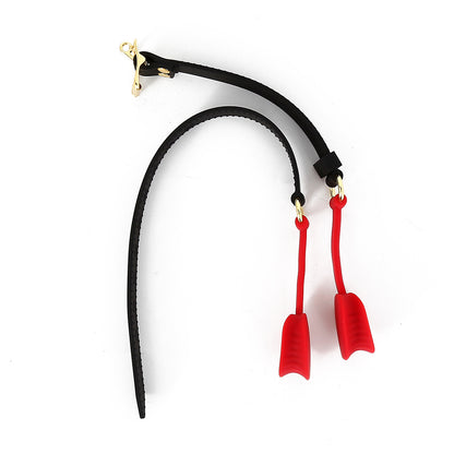 Soft Silicone Open-Mouth Gag with Adjustable Strap - image 4