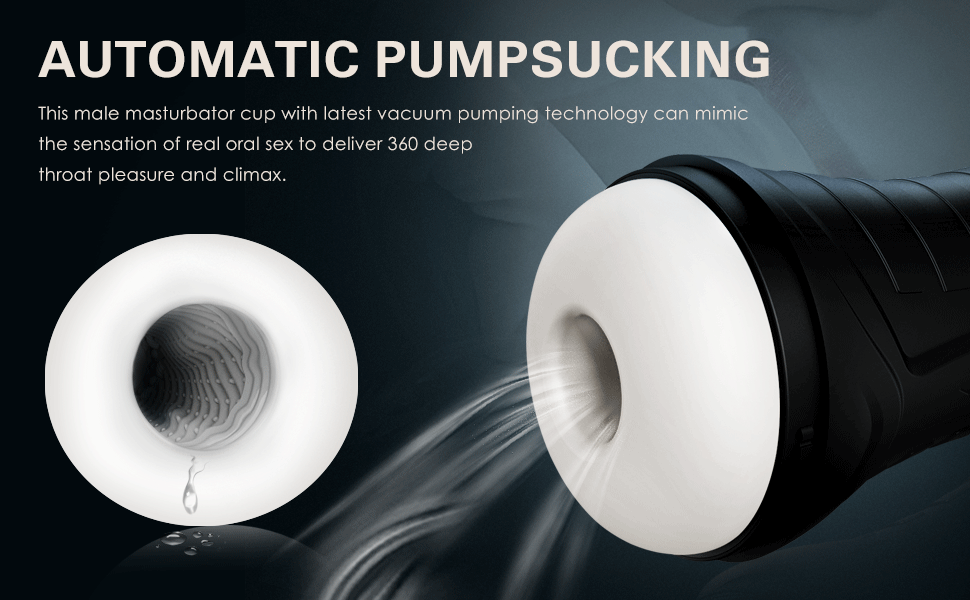 Automatic Vibration & Sucking Male Masturbator  - image 4