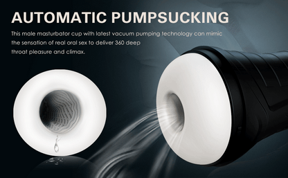 Automatic Vibration & Sucking Male Masturbator  - image 4
