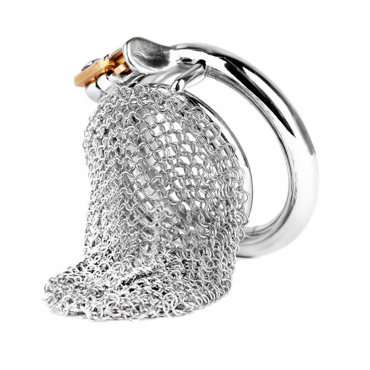Chain Mail Plating Chastity Cage - image 3