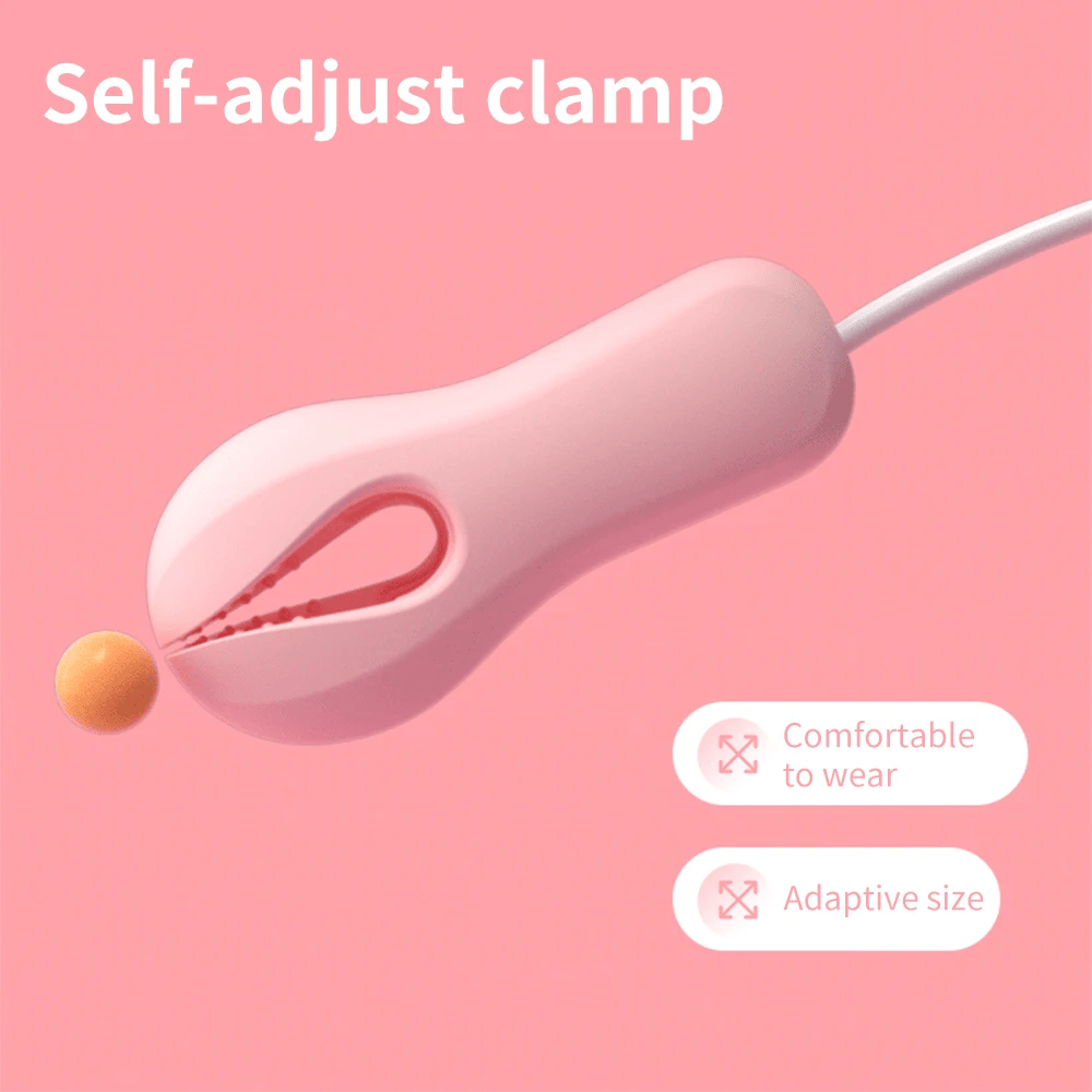 Rechargeable Vibrating Nipple Clamps – Multiple Modes - image 3