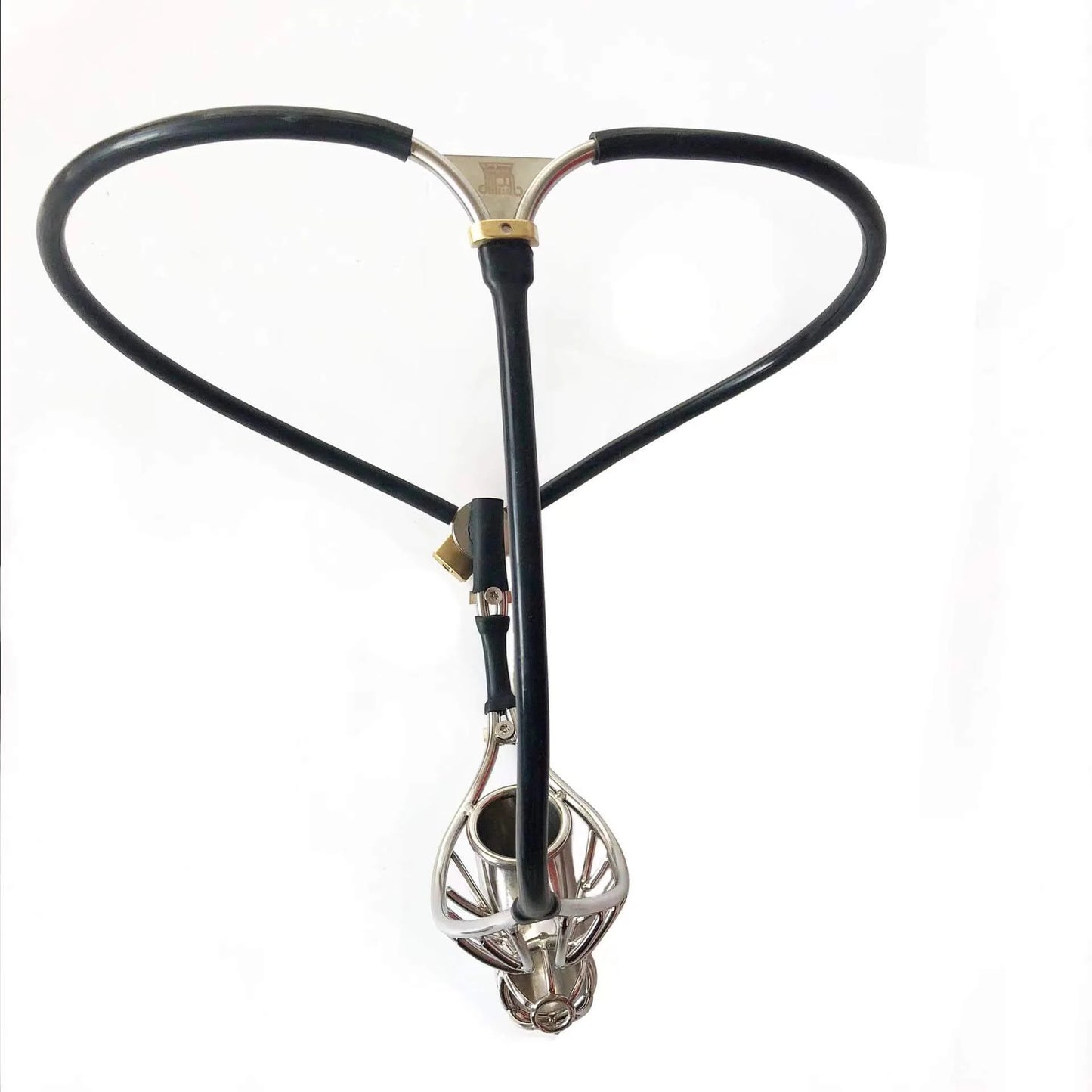 Men's Thong Semi Hollow Invisible Chastity Belt - image 2