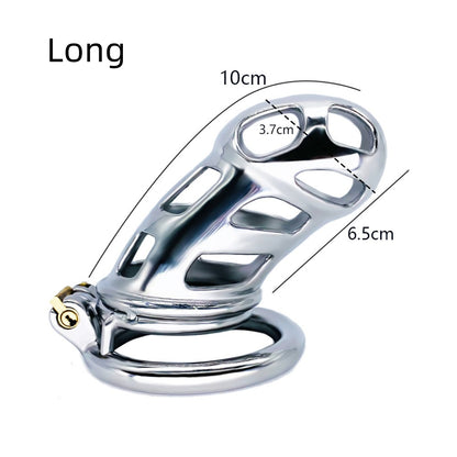 Locked Down Penis Chastity Cage with Belt - image 4