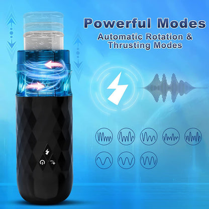 Auto-Stroking Masturbator – Thrusting/Rotating Male Toy with 8 Modes - image 3