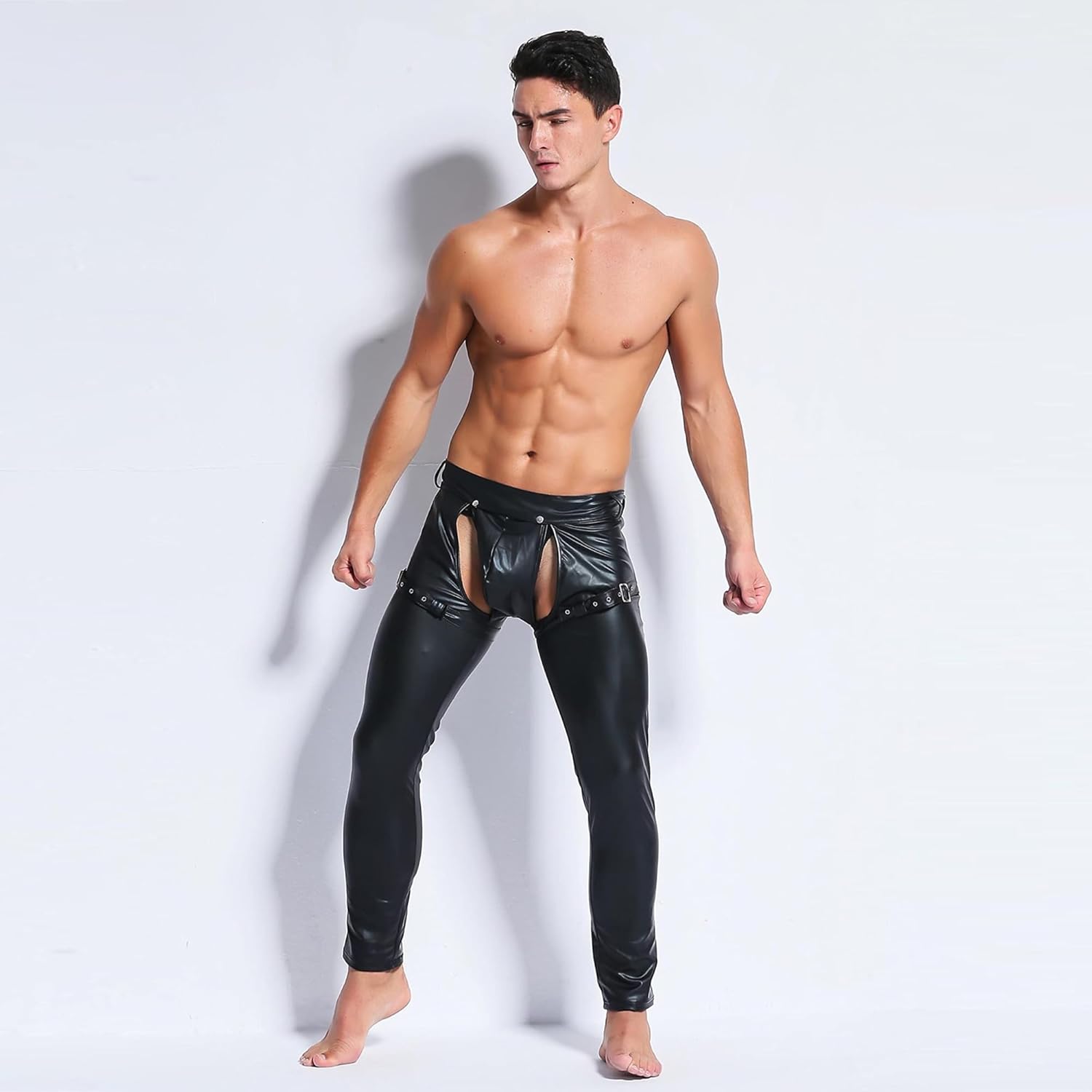 Men's Wetlook Leggings - image 4