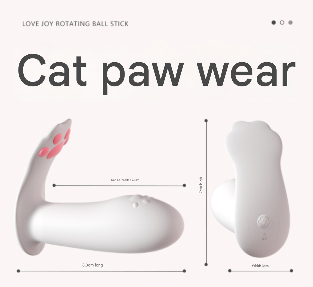 Cat Fox Paw App Control Butt Plug For Couple - 12 Vibration Modes - image 2