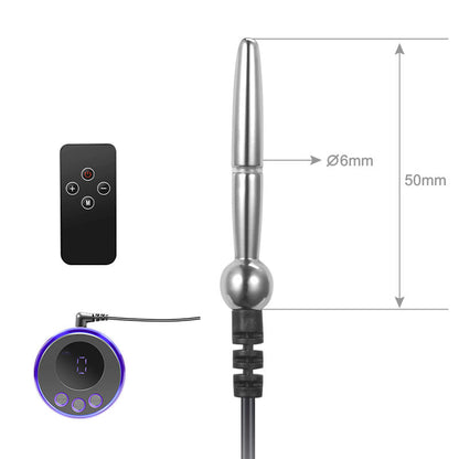 Stainless Steel Electric E-stim Stretcher Urethra Sound Rod - S - image 1