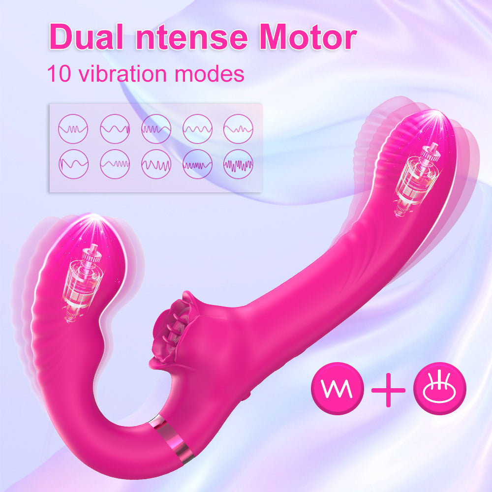 Remote Control G Spot Vibrator With Clit Licking - image 7