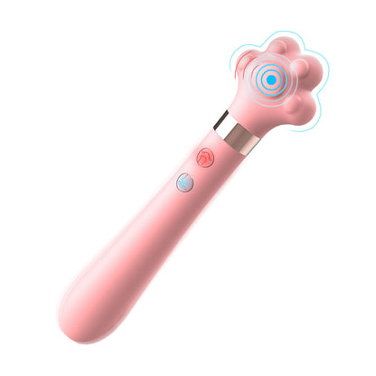 Cute Cat Paw 7 Flapping Clitoral G Spot Vibrator - Pink - image 7