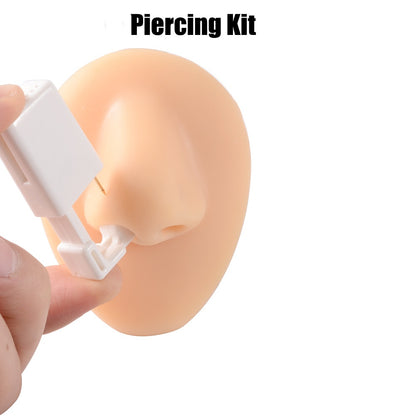 Nose And Ear Body Piercing Kit – Safe, Easy - White - image 0