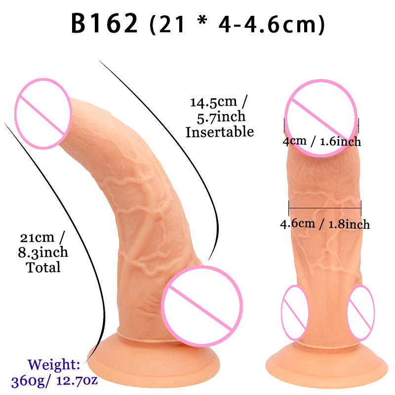 Small Realistic Dildo with Powerful Suction Cup - L - image 5