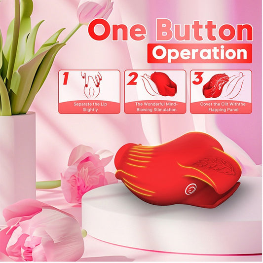 Rose Toy Finger Wearable Vibrator for Women patting Egg Clitoris Stimulator - image 1