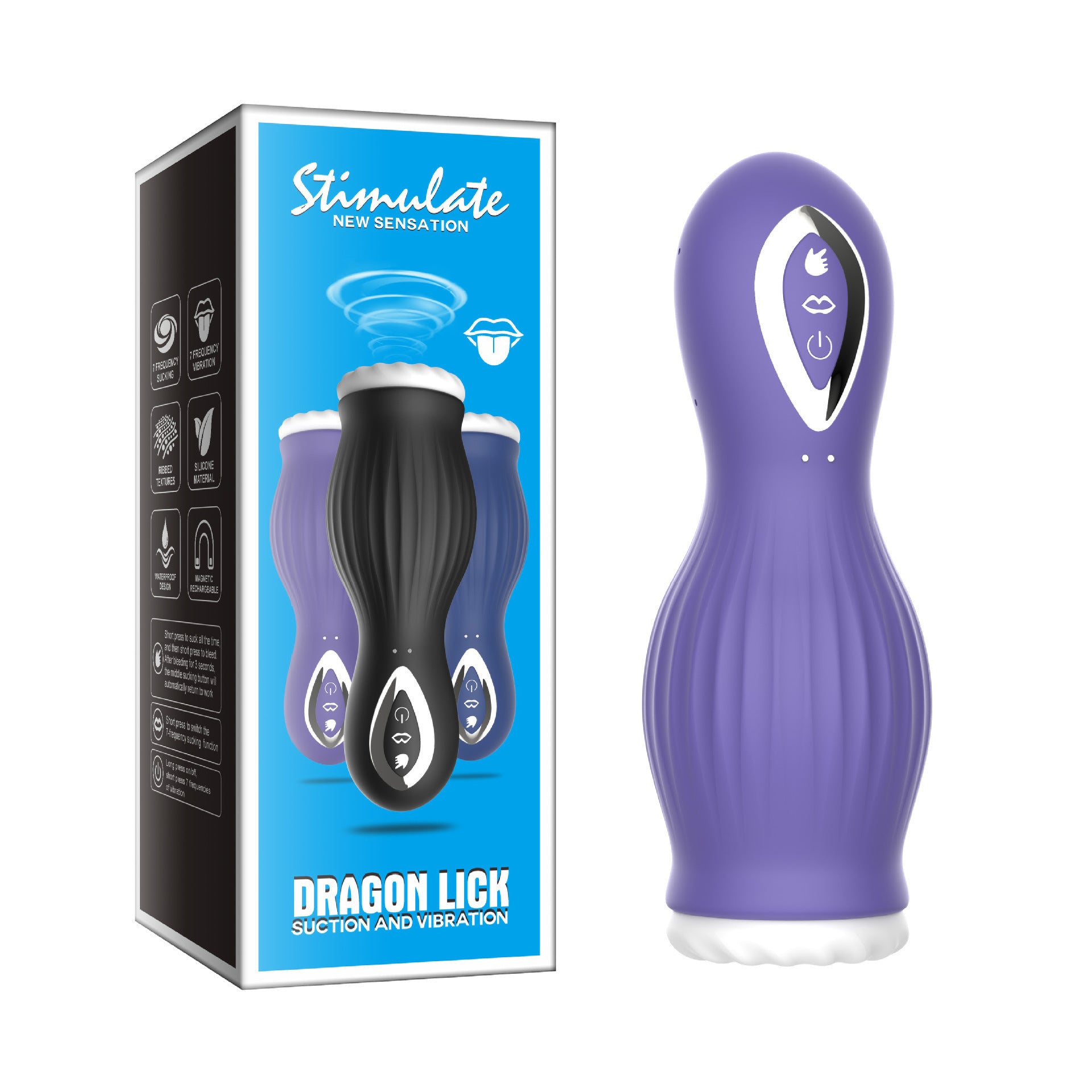 Upgraded Penis Trainer Automatic Masturbator Machine - Purple - image 4