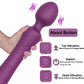 Dual Vibrator Powerful Magic Wand Clitoris Vagina Massager Anal Plug - image 3