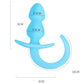 Dog Tail Butt Plug Anal Beads - Blue luminous - image 2