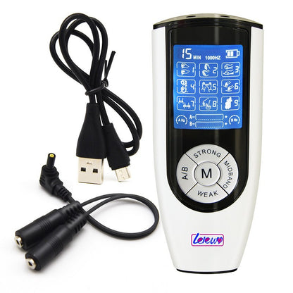 USB Rechargeable Electro Shock Controller Estim Power Box - power box & wires - image 0