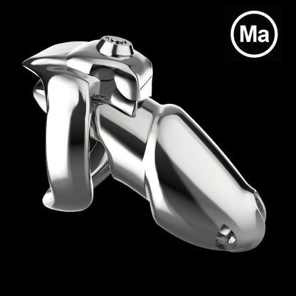 Steel Holy Trainer V5 Chastity Cage - Max - Ring 55mm(2.17in) - image 1