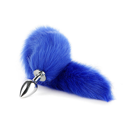 Beginner's Blue Tail Anal Plug  - image 0