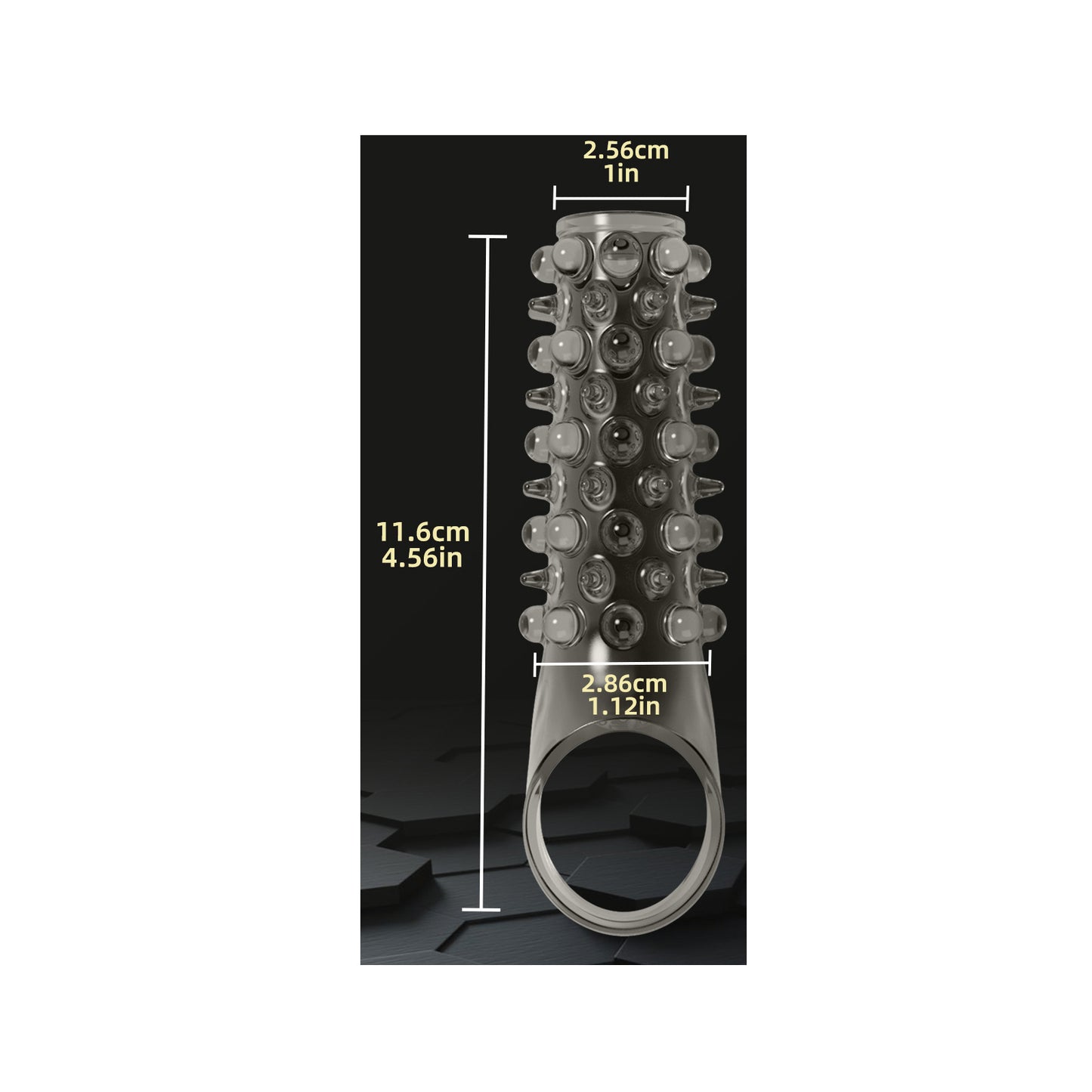 Soft & Stretchy Bump-Textured Cock Ring for Longer-Lasting Performance - B - L - image 7