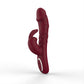 10-Mode Silicone Dual-Stimulation Rabbit Vibrator - Wine - image 0