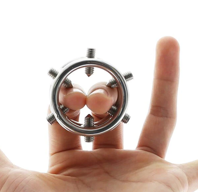 CBT Spiked Glans Ring Cock Ring - L - image 2