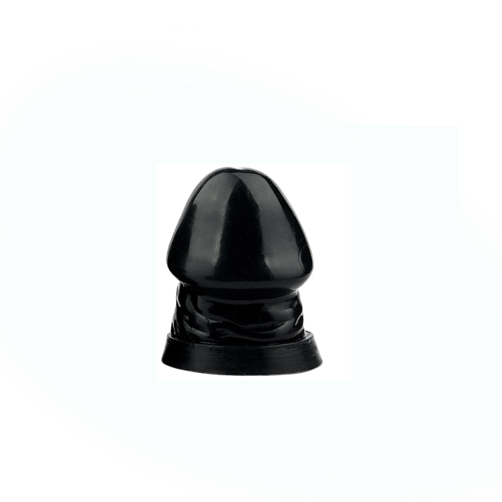 Accessories for Chastity Cage with Detachable Dildo & Urethral Tube - Black Dildo - S - image 2