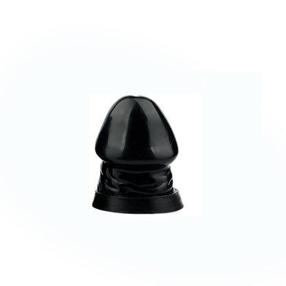 Accessories for Chastity Cage with Detachable Dildo & Urethral Tube - Black Dildo - S - image 2