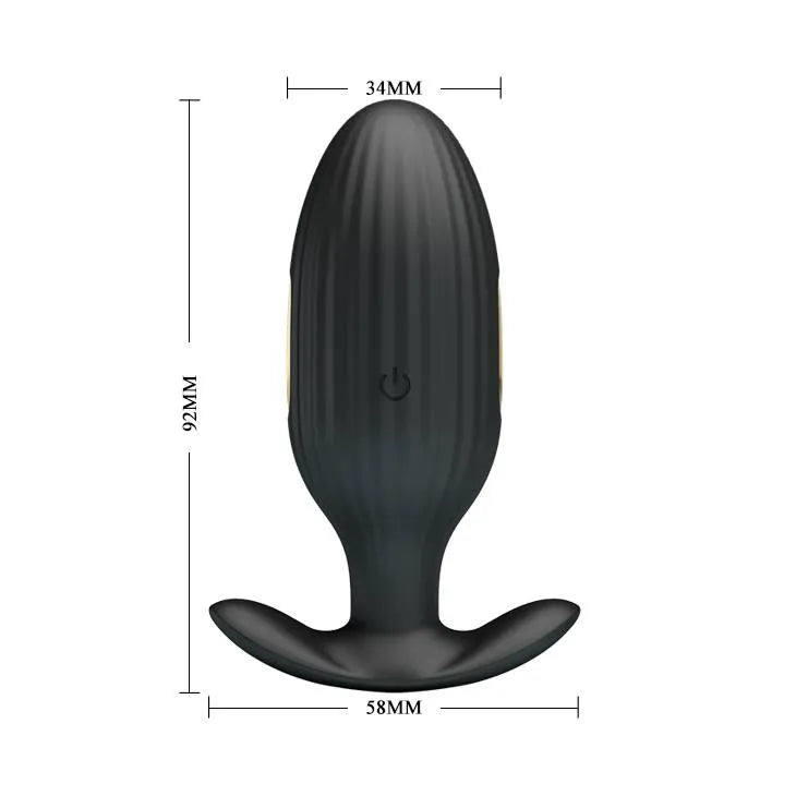 PrettyLove Bluetooth APP Control Vibrating Shocking Butt Plug - image 1