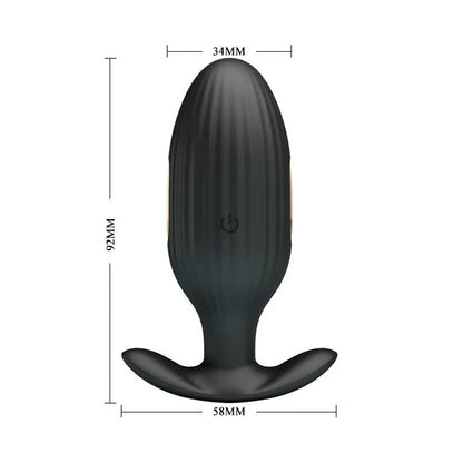 PrettyLove Bluetooth APP Control Vibrating Shocking Butt Plug - image 1