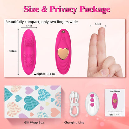 9+9 Vibration Modes APP Remote Control Mini Butterfly Vibrator - image 5