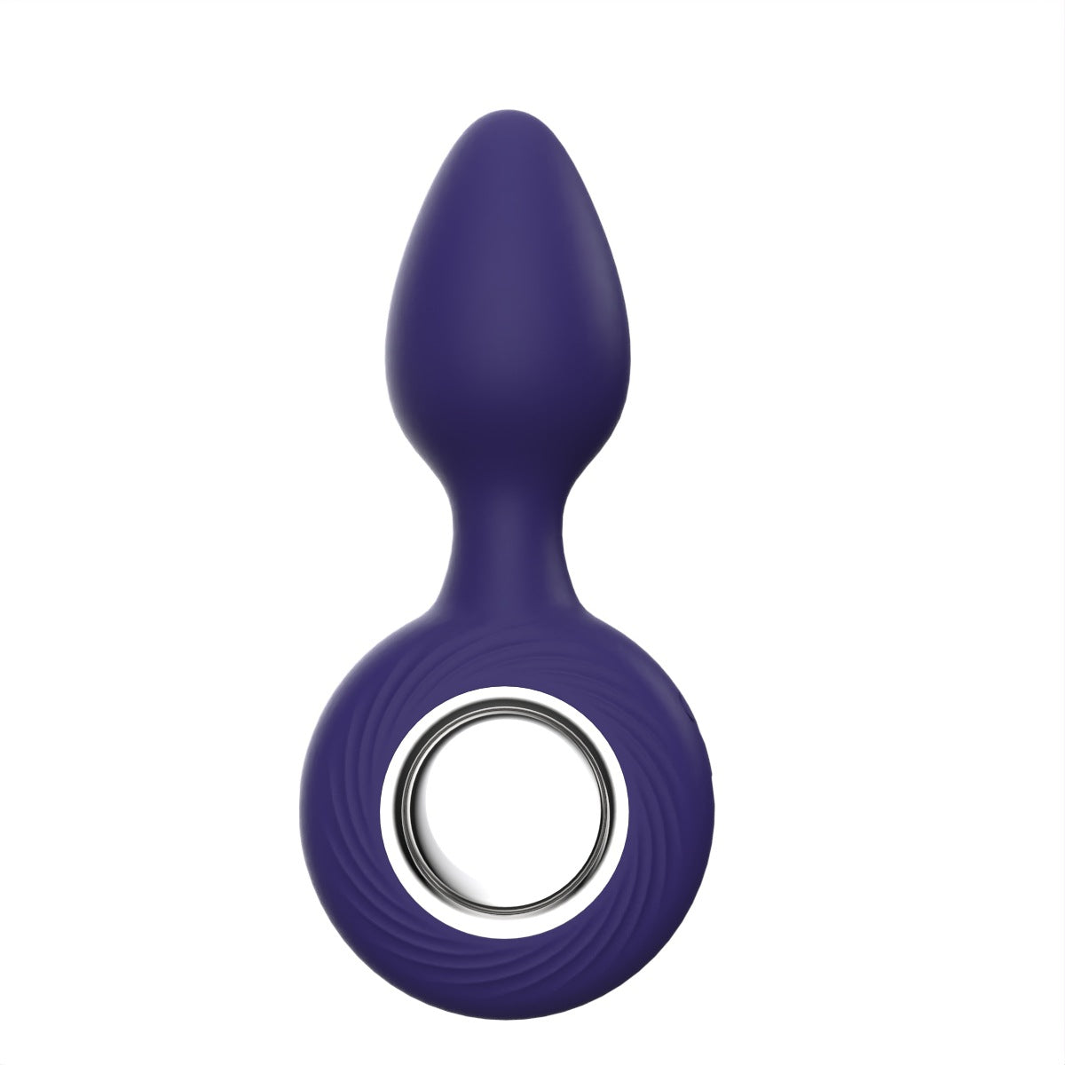 Sweet Smile Vibrating Butt Plug - Blue & Silver - image 5
