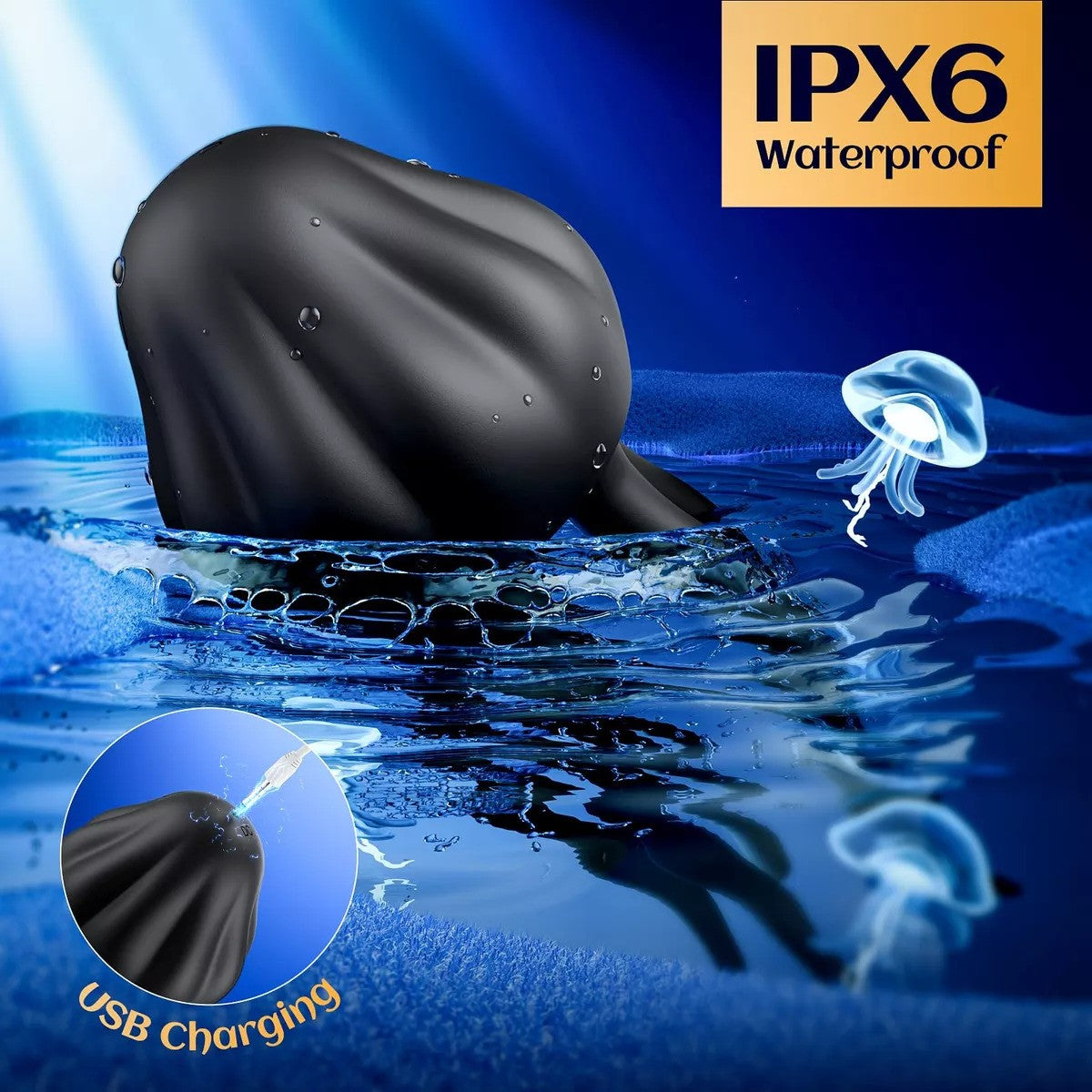 Jellyfish Masturbator Octopus Cock Ring Stroker - image 2