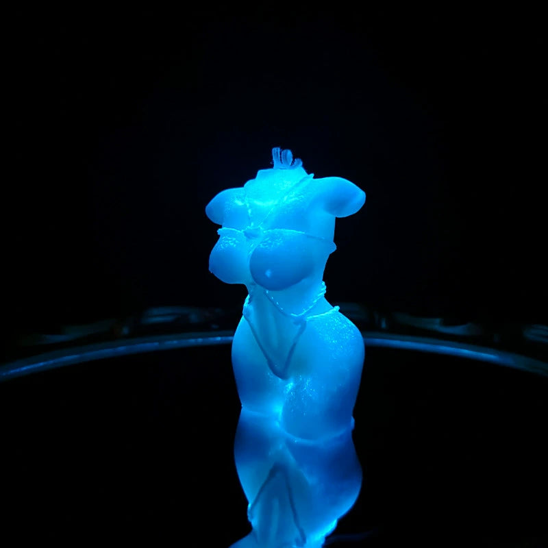 Glow in the Dark Silhouette Low-Temperature Candle - C - image 6