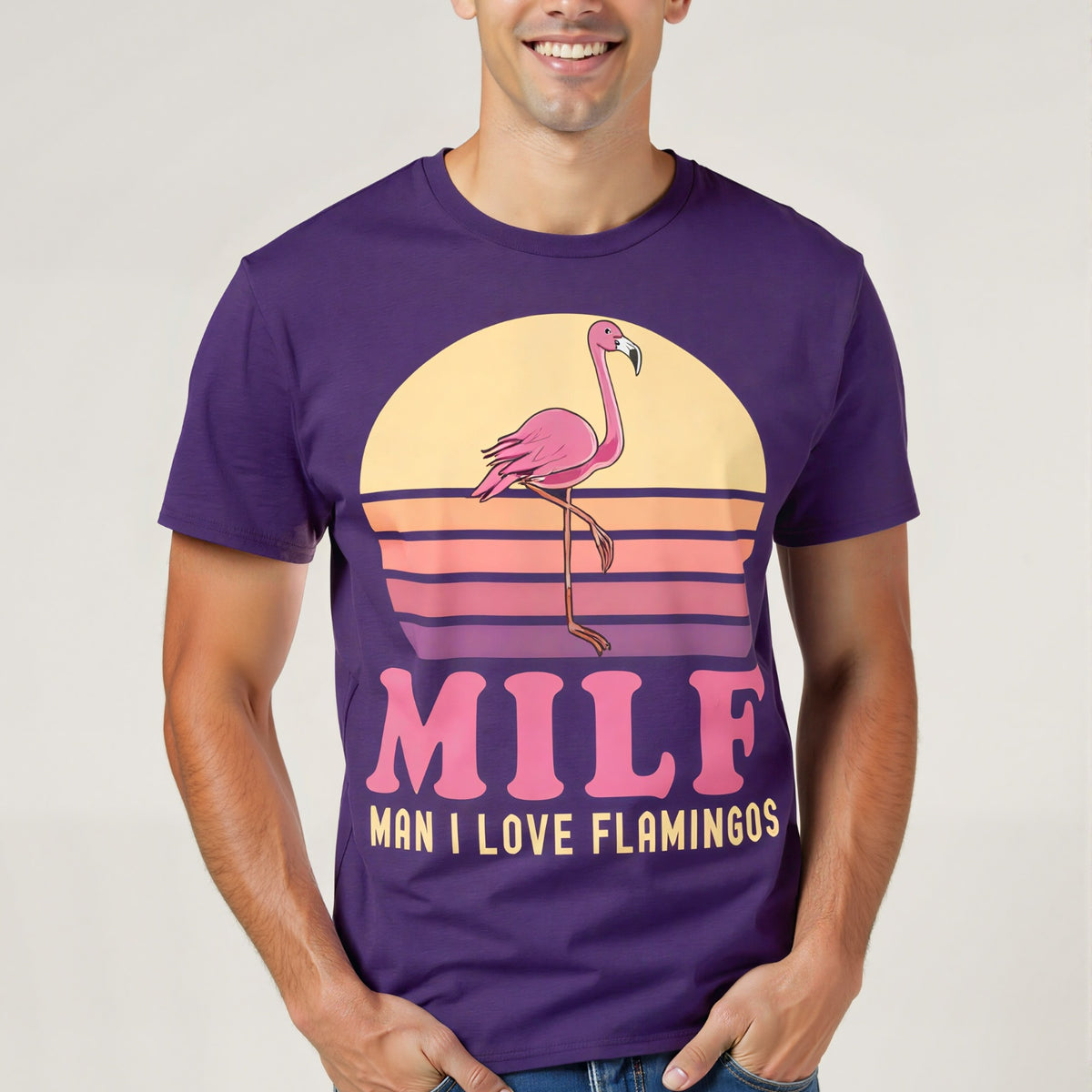 MILF Pink Joke Party T-Shirt - image 4