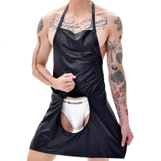 Chef's Fantasy Apron - Black - One Size - image 1