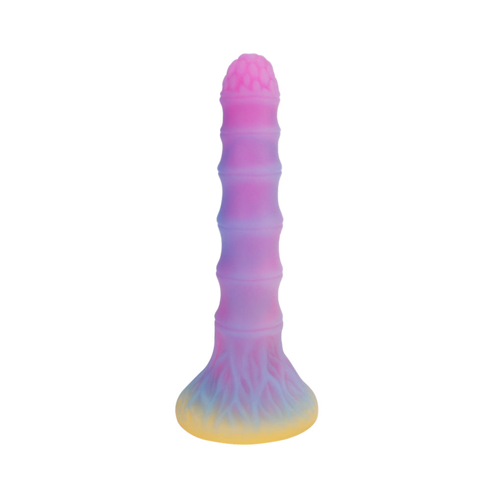 7.08'' Alien Glow In The Dark Dildo with Suction Cup - image 0