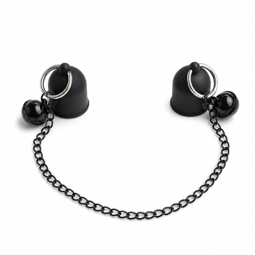 Vacuum Bell Nipple Suckers - Black - image 1