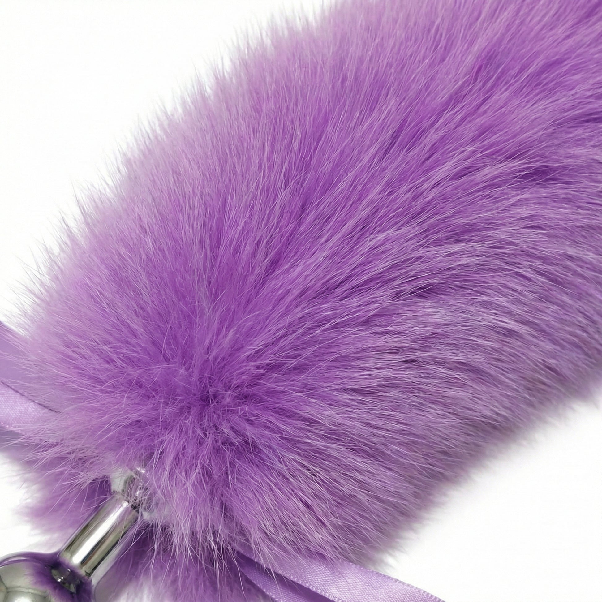 15'' Lavender Fox Tail Plug Set - image 4